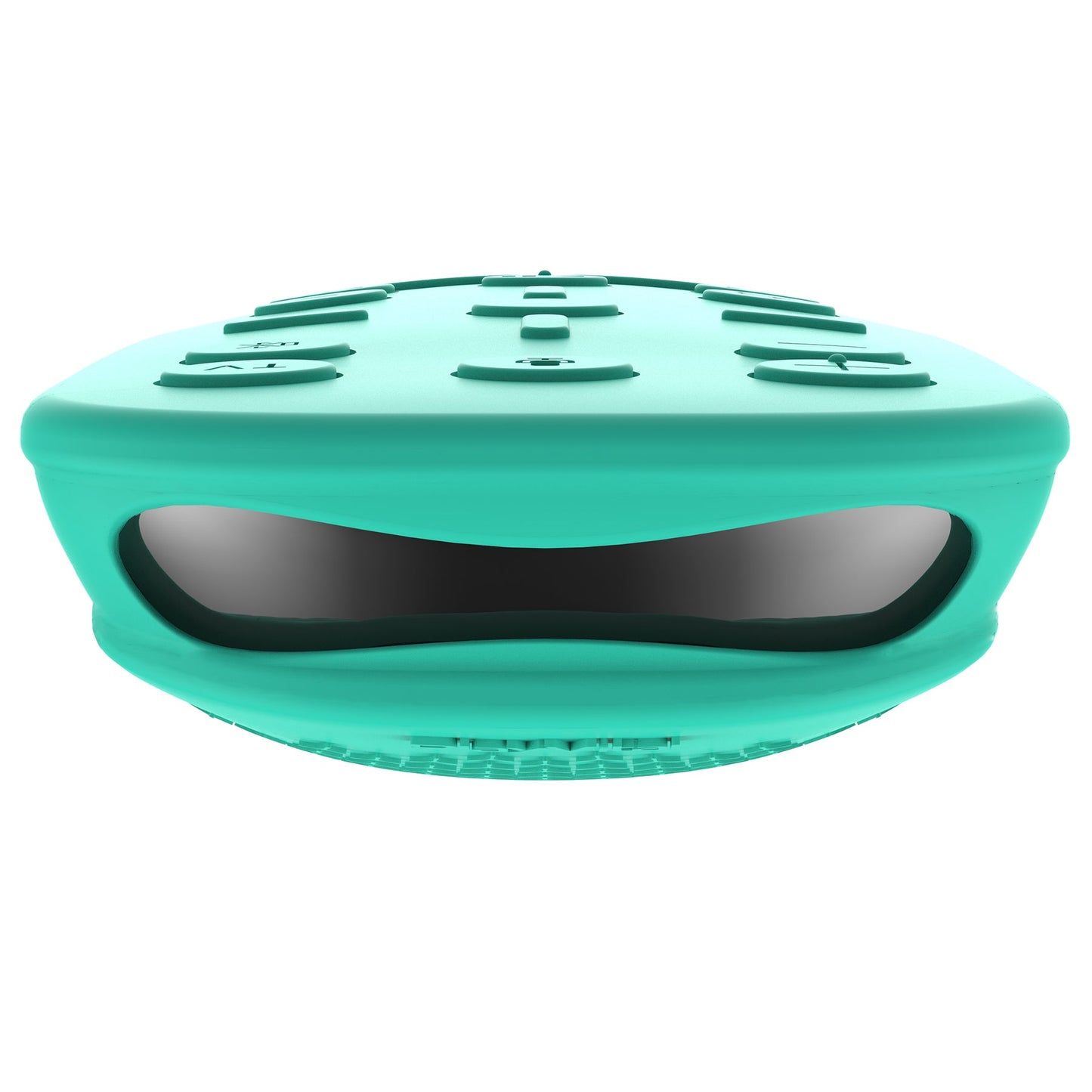 PlayVital Aqua Green Silicone Protective Remote Case for PS5 Media Remote Cover, Ergonomic Design Full Body Protector Skin for PS5 Remote Control - PFPJ075 PlayVital