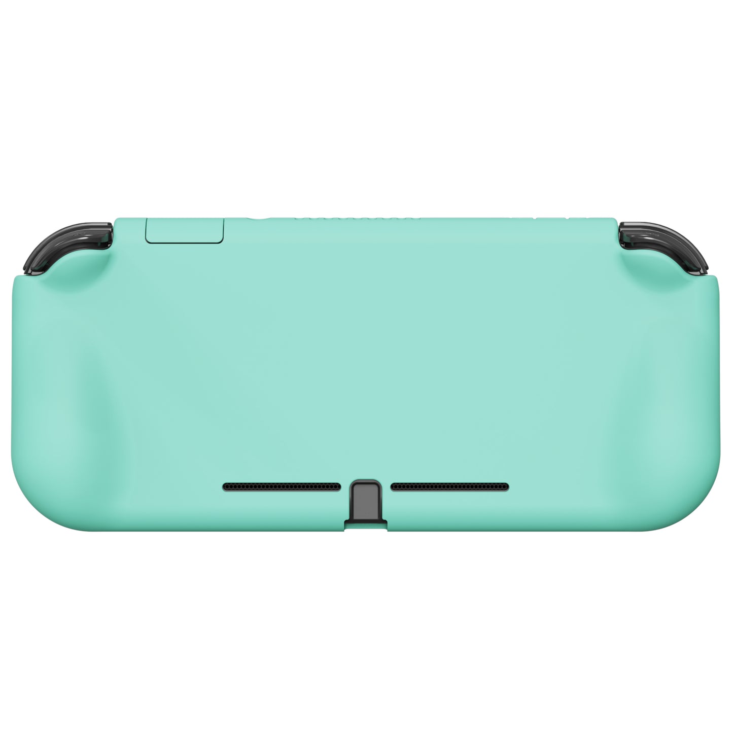 PlayVital ZealProtect Protective Case for Nintendo Switch Lite, Hard Shell Ergonomic Grip Cover for Nintendo Switch Lite w/Screen Protector & Thumb Grip Caps & Button Caps - Misty Green - PSLYP3005 playvital