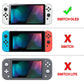 PlayVital ZealProtect Soft Protective Case for Switch OLED, Flexible Protector Joycon Grip Cover for Switch OLED with Thumb Grip Caps & ABXY Direction Button Caps - Matcha Green - XSOYM5006 playvital