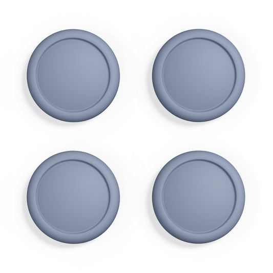 PlayVital Switch Joystick Caps, Switch Lite Thumbstick Caps, Silicone Analog Cover for Switch OLED Joycon Thumb Grip Rocker Caps for Nintendo Switch & Switch Lite - Slate Gray - NJM1194 playvital