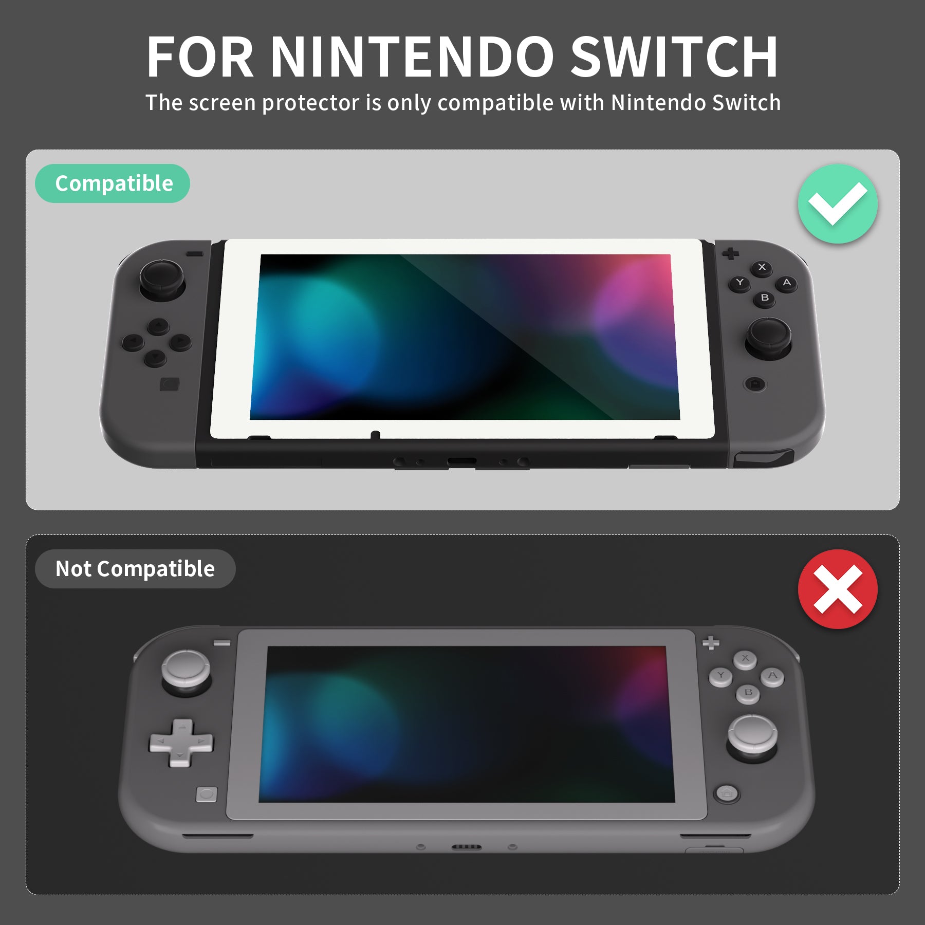 Nintendo Switch vaster PlayVital Nintendo Switch Dockable Protective Case