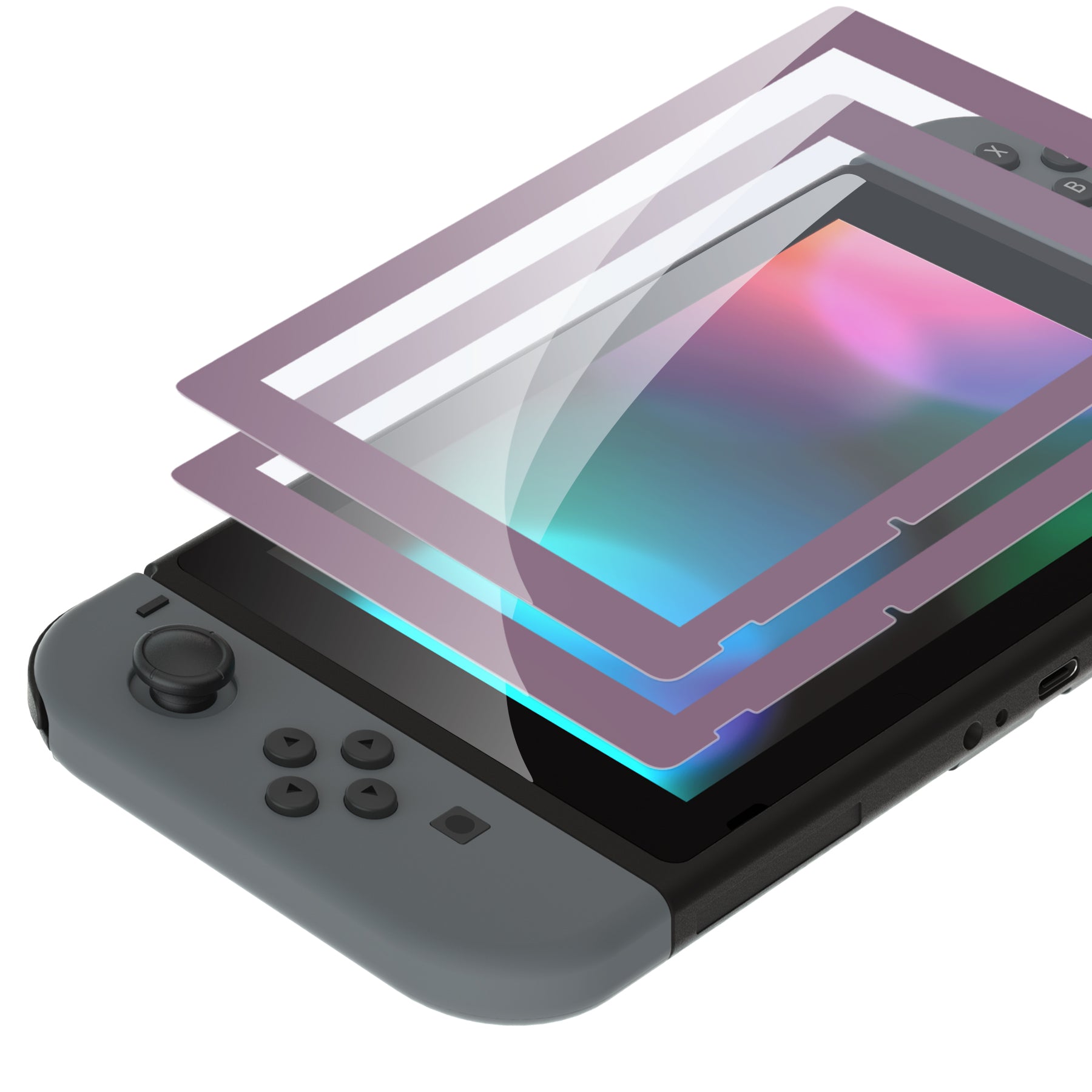 PlayVital Nintendo Switch Anti-Fingerprint Tempered Glass Screen