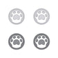 PlayVital Cat Paw Cute Thumb Grip Caps for ps5/4 Controller, Silicone Analog Stick Caps Cover for Xbox Series X/S, Thumbstick Caps for Switch Pro Controller - Gray & Light Gray - PJM3006 PlayVital
