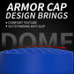 PlayVital Thumbs Pro ARMOR Thumbstick Extender for Xbox Core Controller, for Xbox Series X/S Controller, Joystick Caps Grip for Xbox One Controller - 2 High Raise and 2 Mid Raise Dome - Blue - PJM5011 PlayVital