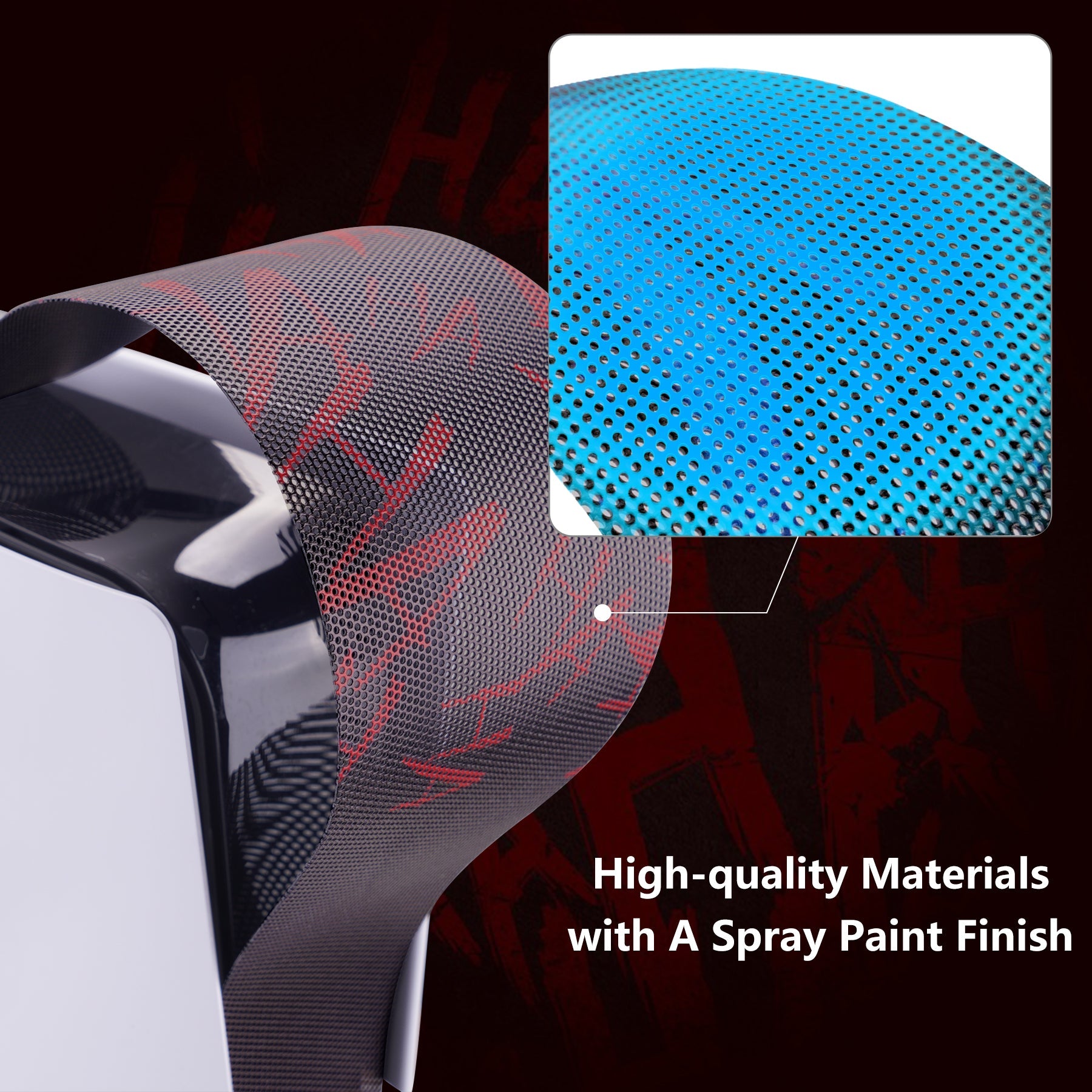 PlayVital 12 in-1 Dust Filter for PS5 Slim Console Disc & Digital Dust Cover Kit with Anti-Dust Cover Net & Silicone Plugs - Clown Hahaha PlayVital