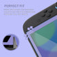 PlayVital 2-Pack Tempered Glass Screen Protector with Easy Alignment Frame for Nintendo Switch 2 - Light Violet PlayVital