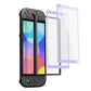 PlayVital 2-Pack Tempered Glass Screen Protector with Easy Alignment Frame for Nintendo Switch 2 - Light Violet PlayVital