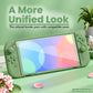 PlayVital 2-Pack Tempered Glass Screen Protector with Easy Alignment Frame for Nintendo Switch 2 - Matcha Green PlayVital