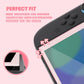PlayVital 2-Pack Tempered Glass Screen Protector with Easy Alignment Frame for Nintendo Switch 2 - Pink PlayVital