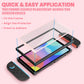 PlayVital 2-Pack Tempered Glass Screen Protector with Easy Alignment Frame for Nintendo Switch 2 - Pink PlayVital