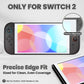 PlayVital 2-Pack Tempered Glass Screen Protector with Easy Alignment Frame for Nintendo Switch 2 - White PlayVital