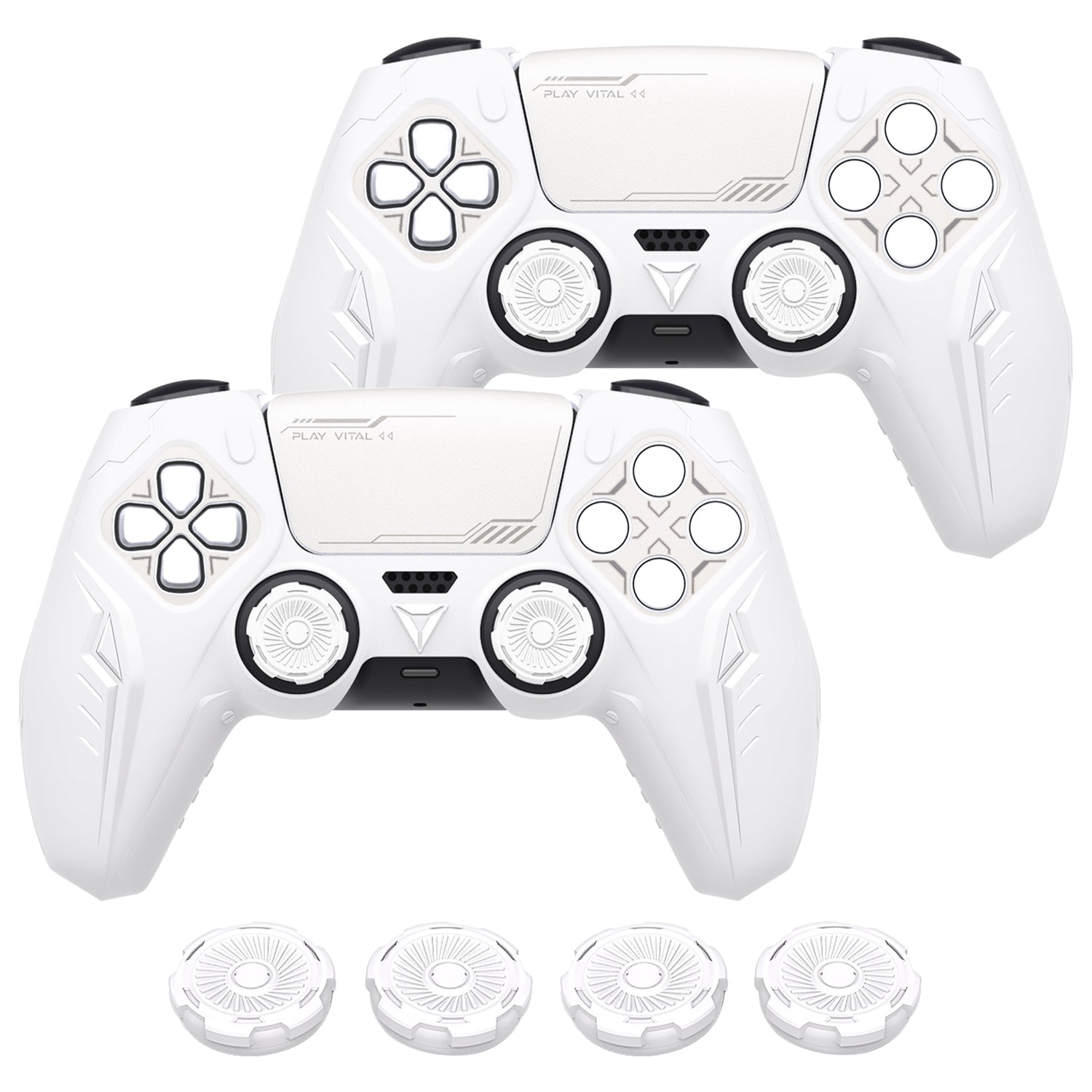 For PS5 Futuristic CyberMech Design Controller Cover