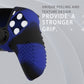 PlayVital 2 Set Upgraded 3D Studded Edition Anti-Slip Silicone Cover Skin with 6 Thumb Grips & 2 Stickers for PS5 Controller, Compatible with Charging Dock - Blue & Black PlayVital