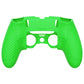 PlayVital 3D Studded Edition Anti-Slip Silicone Cover Case with Thumb Grip Caps for PS5 Edge Controller - Green - ETPFP012 PlayVital
