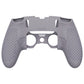 PlayVital 3D Studded Edition Anti-Slip Silicone Cover Case with Thumb Grip Caps for PS5 Edge Controller - Metallic Gray - ETPFP013 PlayVital