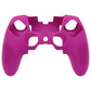 PlayVital 3D Studded Edition Anti-Slip Silicone Cover Case with Thumb Grip Caps for PS5 Edge Controller - Neon Purple - ETPFP017 PlayVital