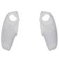 PlayVital 3D Studded Edition Anti-Slip Silicone Cover Skin with Thumb Grip Caps for PS5 Wireless Controller, Compatible with Charging Station - Clear White  - TDPF026 PlayVital