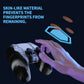 PlayVital 3D Studded Edition Anti-Slip Silicone Cover Skin with Thumb Grip Caps for PS5 Wireless Controller - New Hope Gray & Black - TDPF036 PlayVital
