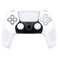 PlayVital 3D Studded Edition Anti-Slip Silicone Cover Skin with Thumb Grip Caps for PS5 Wireless Controller, Compatible with Charging Station - White - TDPF034 PlayVital