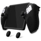 PlayVital 3D Studded Edition Anti-Slip Silicone Protective Case with Thumb Grips for PS Portal Remote Player - Black PlayVital
