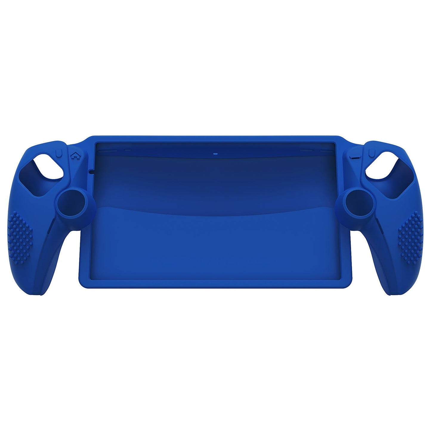 PlayVital 3D Studded Edition Anti-Slip Silicone Protective Case with Thumb Grips for PS Portal Remote Player - Blue PlayVital