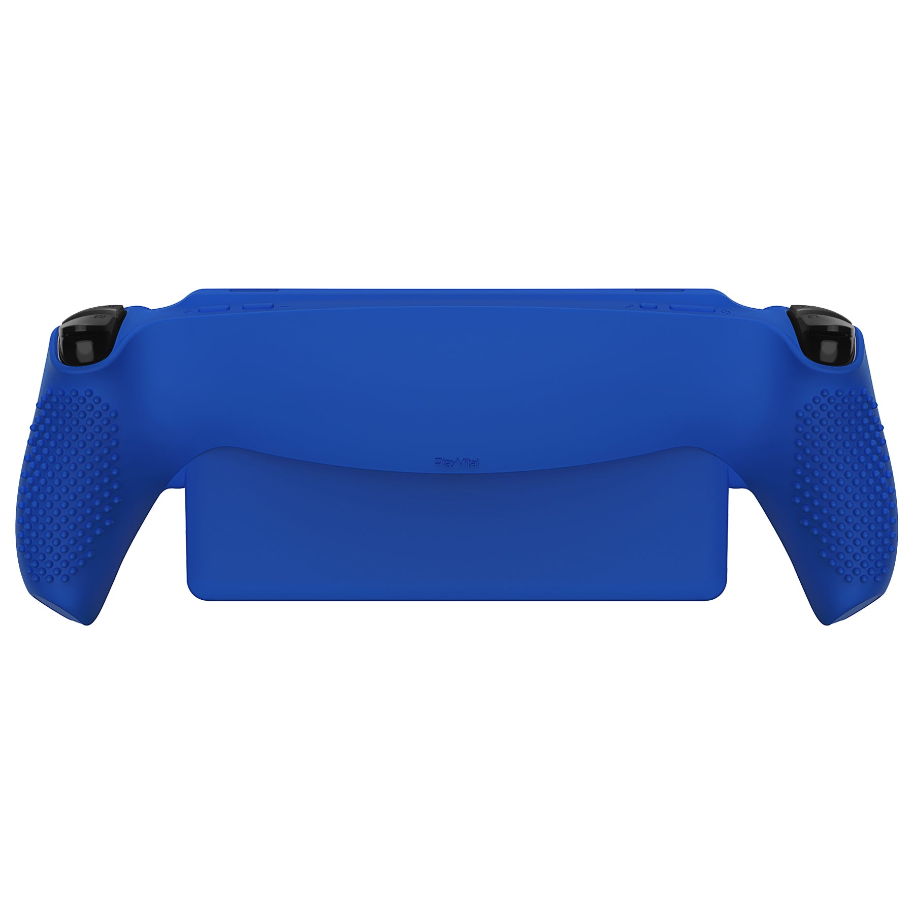 PlayVital 3D Studded Edition Anti-Slip Silicone Protective Case with Thumb Grips for PS Portal Remote Player - Blue PlayVital