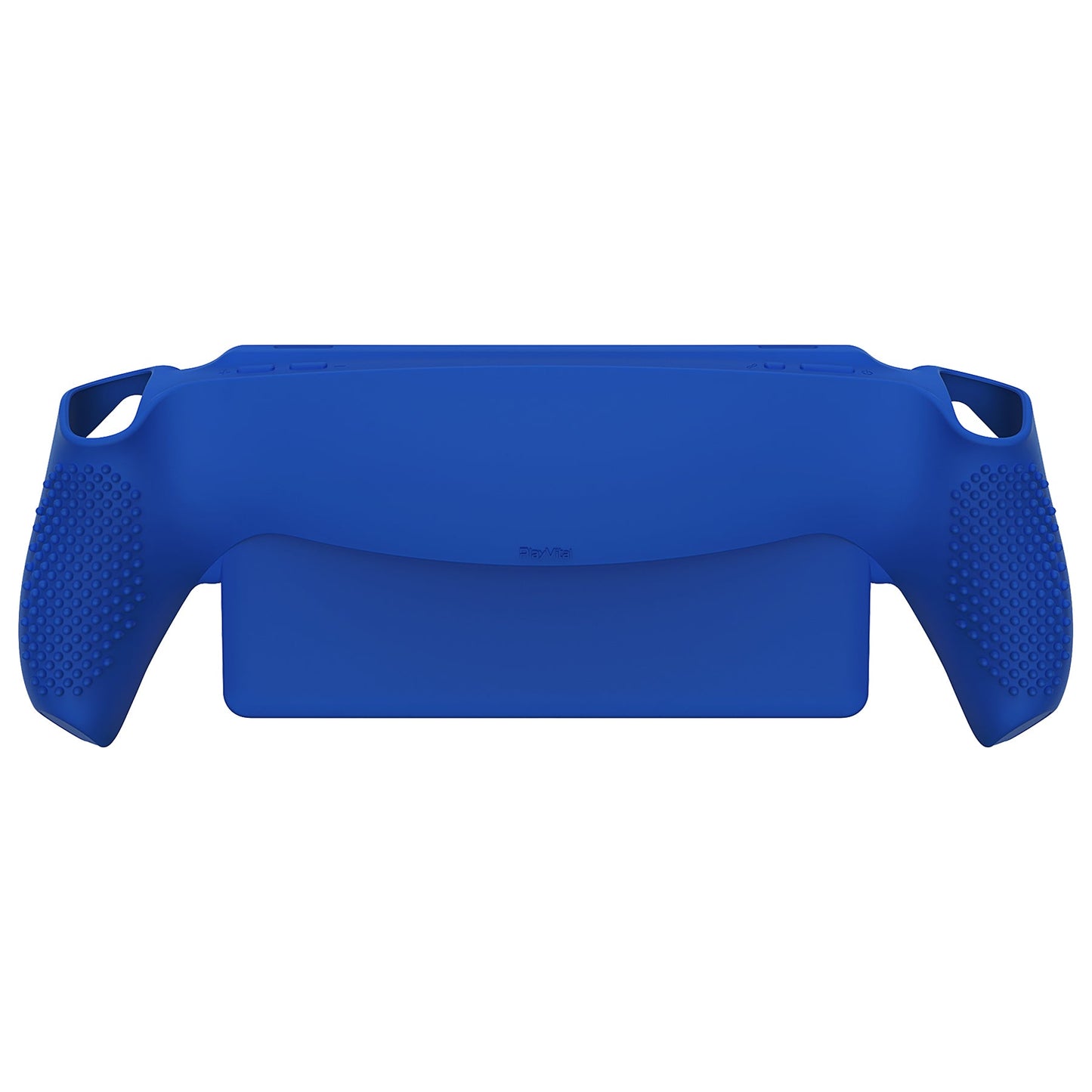 PlayVital 3D Studded Edition Anti-Slip Silicone Protective Case with Thumb Grips for PS Portal Remote Player - Blue PlayVital