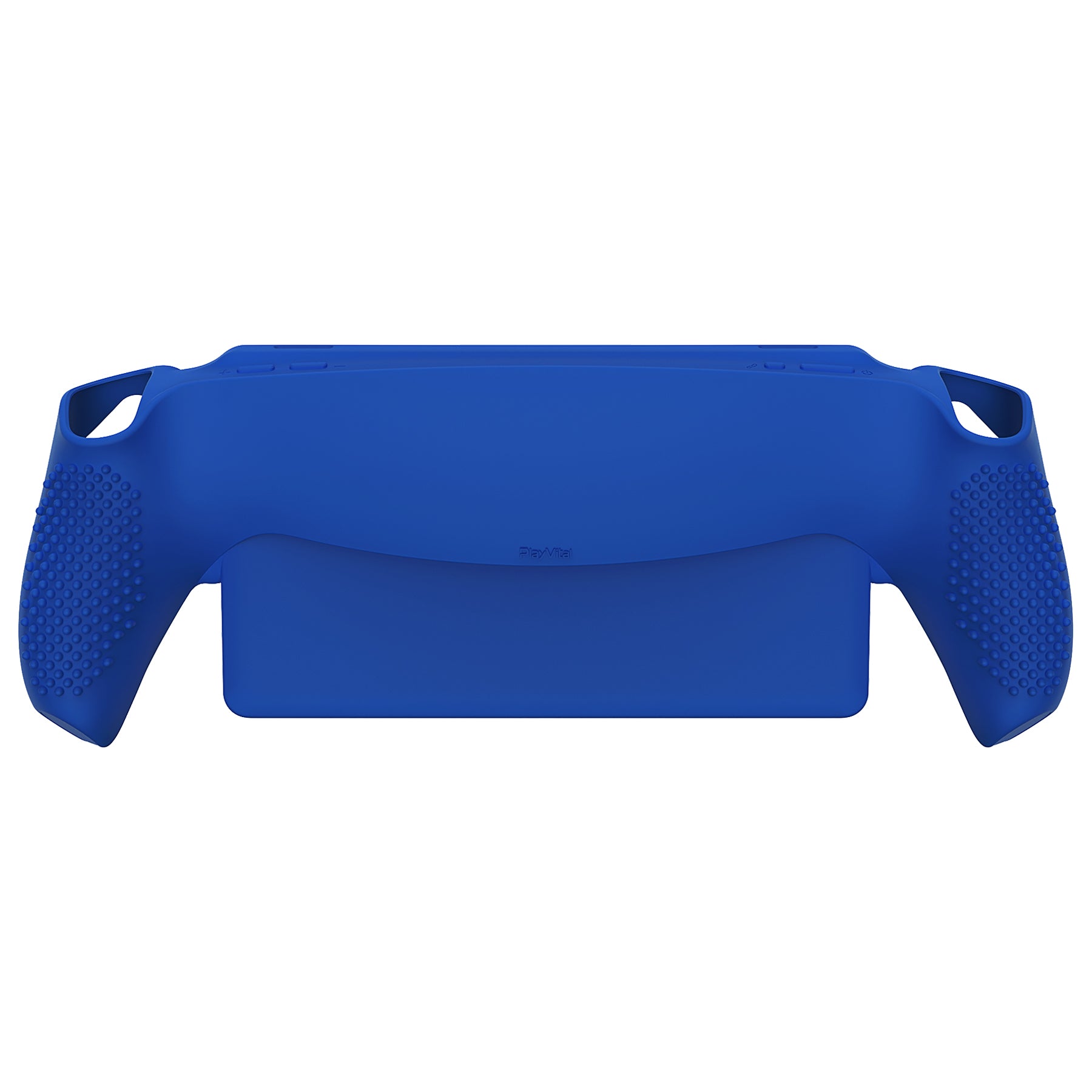 PlayVital 3D Studded Edition Anti-Slip Silicone Protective Case with Thumb Grips for PS Portal Remote Player - Blue PlayVital