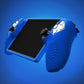 PlayVital 3D Studded Edition Anti-Slip Silicone Protective Case with Thumb Grips for PS Portal Remote Player - Blue PlayVital