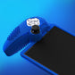 PlayVital 3D Studded Edition Anti-Slip Silicone Protective Case with Thumb Grips for PS Portal Remote Player - Blue PlayVital