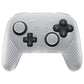 PlayVital 3D Studded Edition Silicone Cover Skin for Nintendo Switch 2 Pro Controller, Anti-Slip Grip Protector Case for Switch 2 Pro with Back Button Cap, Thumb Grips - Clear White PlayVital