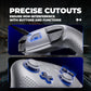 PlayVital 3D Studded Edition Silicone Cover Skin for Nintendo Switch 2 Pro Controller, Anti-Slip Grip Protector Case for Switch 2 Pro with Back Button Cap, Thumb Grips - Clear White PlayVital