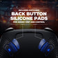 PlayVital 3D Studded Edition Silicone Cover Skin for Nintendo Switch 2 Pro Controller, Anti-Slip Grip Protector Case for Switch 2 Pro with Back Button Cap, Thumb Grips & Sticker - Black PlayVital