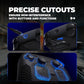 PlayVital 3D Studded Silicone Case with 4 Thumb Grips & Stickers for Steam Controller 2 (2026) - Black PlayVital