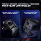 PlayVital 3D Studded Silicone Case with 4 Thumb Grips & Stickers for Steam Controller 2 (2026) - Black PlayVital