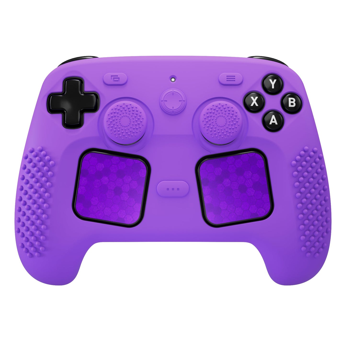 PlayVital 3D Studded Silicone Case with 4 Thumb Grips & Stickers for Steam Controller 2 (2026) - Purple PlayVital