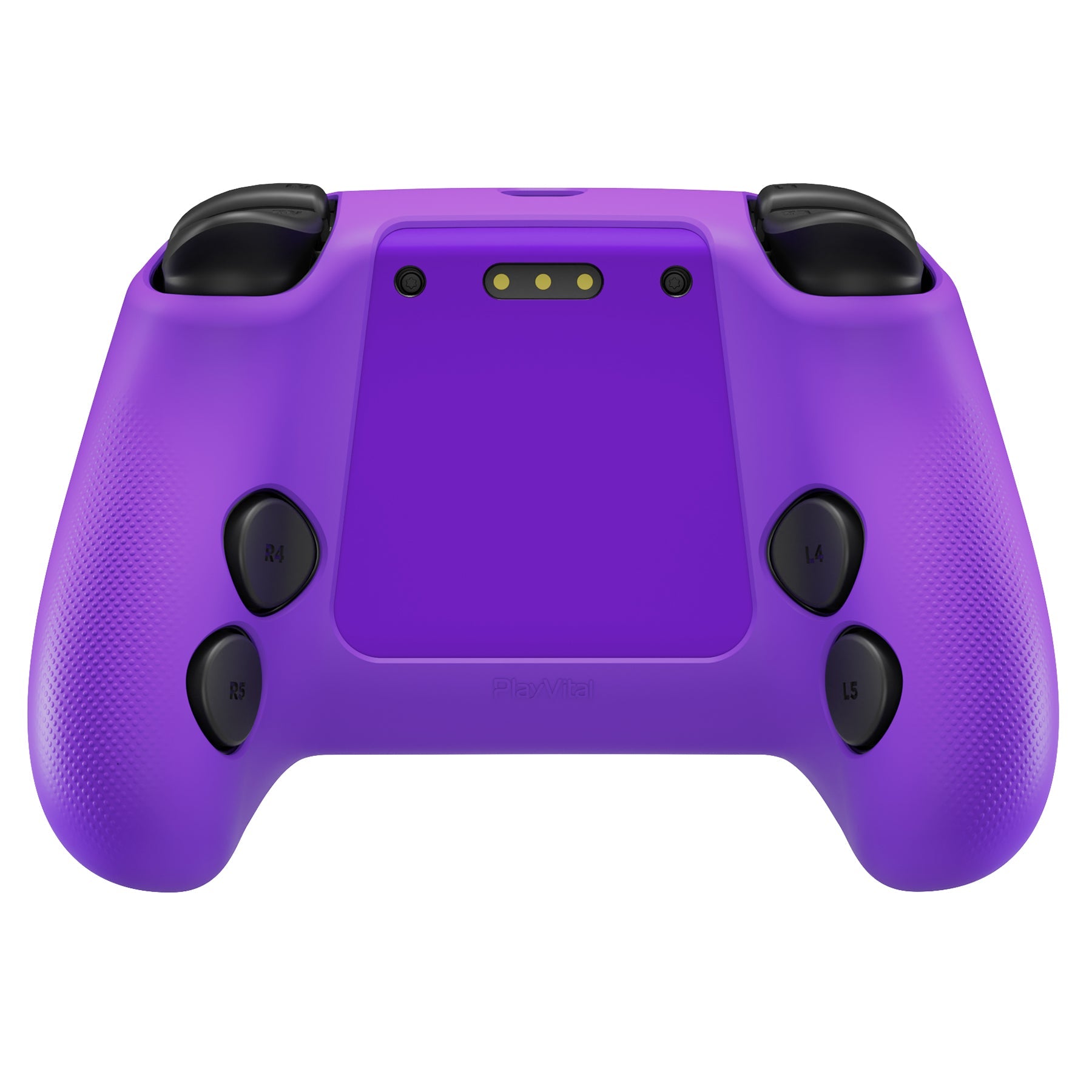 PlayVital 3D Studded Silicone Case with 4 Thumb Grips & Stickers for Steam Controller 2 (2026) - Purple PlayVital