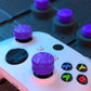 PlayVital 3 Height Razor Thumbs Cushion Caps Thumb Grips for ps5, for ps4, Thumbstick Grip Cover for Xbox Core Wireless Controller, Thumb Grip Caps for Xbox One, Elite Series 2, for Switch Pro - Purple - PJM3059 PlayVital