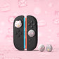 PlayVital 4 Pcs Cute Thumb Grip Caps for Nintendo Switch 2 - Cheese Mousie & Peek Mousie PlayVital