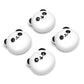 PlayVital 4 Pcs Cute Thumb Grip Caps for Nintendo Switch 2 - Chubby Panda PlayVital