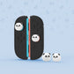 PlayVital 4 Pcs Cute Thumb Grip Caps for Nintendo Switch 2 - Chubby Panda PlayVital