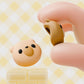 PlayVital 4 Pcs Cute Thumb Grip Caps for Nintendo Switch 2 - Cozy Bear PlayVital