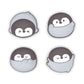 PlayVital 4 Pcs Cute Thumb Grip Caps for Nintendo Switch 2 - Cutie Penguin PlayVital