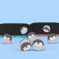 PlayVital 4 Pcs Cute Thumb Grip Caps for Nintendo Switch 2 - Cutie Penguin PlayVital