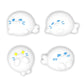 PlayVital 4 Pcs Cute Thumb Grip Caps for Nintendo Switch 2 - Cutie Seal Squad PlayVital