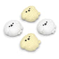 PlayVital 4 Pcs Cute Thumb Grip Caps for Nintendo Switch 2 - Fluffy & Winky Pups PlayVital