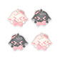 PlayVital 4 Pcs Cute Thumb Grip Caps for Nintendo Switch 2 - Needy Sheep PlayVital