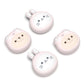 PlayVital 4 Pcs Cute Thumb Grip Caps for Nintendo Switch 2 - Pink Cosplaying Kitten & Puppy PlayVital