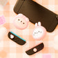 PlayVital 4 Pcs Cute Thumb Grip Caps for Nintendo Switch 2 - Pink Cosplaying Kitten & Puppy PlayVital