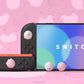 PlayVital 4 Pcs Cute Thumb Grip Caps for Nintendo Switch 2 - Puffy Chickie & Shy Chickie PlayVital